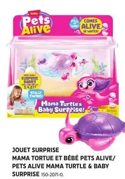 Canadian Tire PETS ALIVE MAMA TURTLE & BABY SURPRISE offer