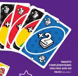 Canadian Tire UNO ADD-ON PACKS offer