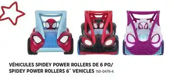 Canadian Tire SPIDEY POWER ROLLERS 6˝ VEHICLES offer