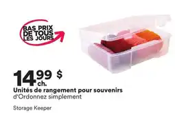 Michaels Unités de rangement pour souvenirs d'Ordonnez simplement offer