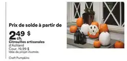 Michaels Citrouilles artisanales d'Ashland offer