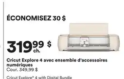 Michaels Cricut Explore 4 avec ensemble d'accessoires numériques offer