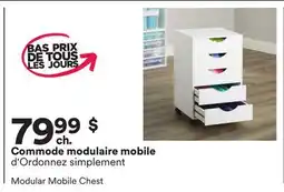 Michaels Commode modulaire mobile d'Ordonnez simplement offer