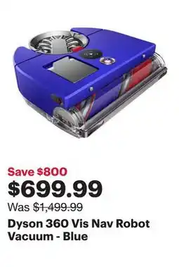 Best Buy Dyson 360 Vis Nav Robot Vacuum - Blue offer