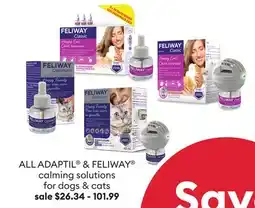 Petsmart Save 15% ALL Adaptil & Feliway Calming Solutions offer