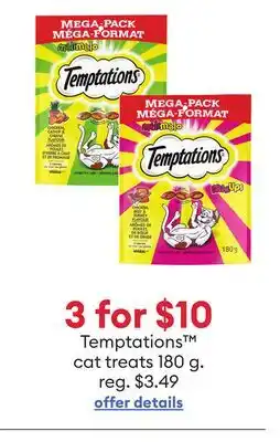 Petsmart 3 for $10 Temptations cat treats offer