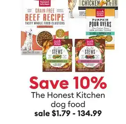 Petsmart Save 10% The Honest Kitchen dog food offer