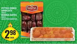 Food Basics Pitted dried apricots borna dates offer