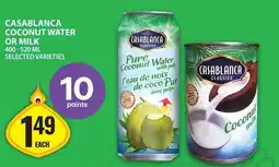 Food Basics Casablanca coconut water or milk offer