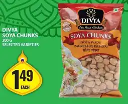 Food Basics Divya soya chunks offer
