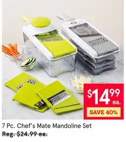 Kitchen Stuff Plus 7 Pc. Chef's Mate Mandoline Set offer