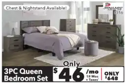 Surplus Furniture Alabaster 3PC Queen Bedroom Set offer
