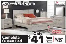 Surplus Furniture Aurora Oak Queen Storage Bed offer