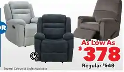 Surplus Furniture Recliner offer