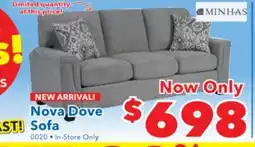 Surplus Furniture Nova Dove Sofa offer