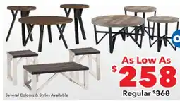 Surplus Furniture 3PC Table Set offer