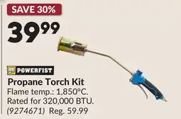 Princess Auto Propane Torch Kit offer