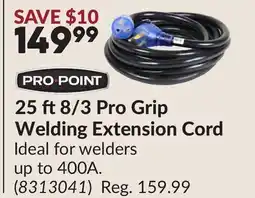 Princess Auto 25 ft8/3 Pro Grip Welding Extension Cord offer