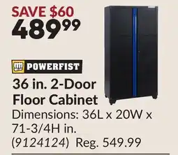 Princess Auto 36 in. 2-Door Floor Cabinet offer