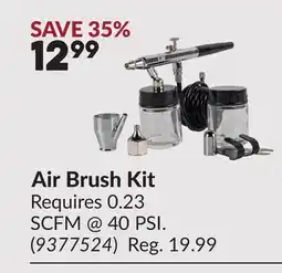 Princess Auto Air Brush Kit offer