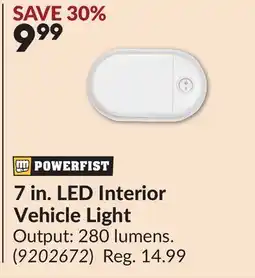 Princess Auto 7 in. LED Interior Vehicle Light offer