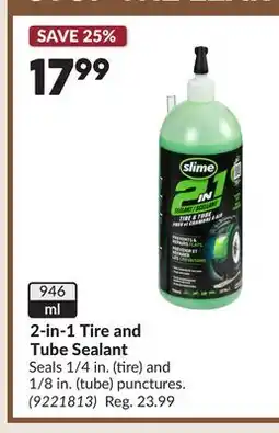 Princess Auto 2-in-1 Tire and Tube Sealant offer