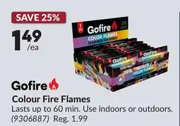 Princess Auto Colour Fire Flames offer