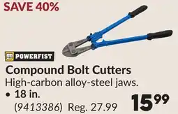 Princess Auto Compound Bolt Cutters offer