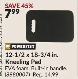 Princess Auto 12-1/2 x 18-3/4 in. Kneeling Pad offer