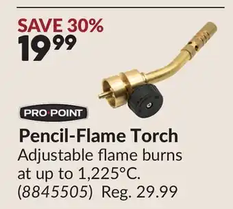 Princess Auto Pencil-Flame Torch offer