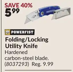 Princess Auto Folding/Locking Utility Knife offer