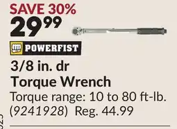 Princess Auto 3/8 in. dr Torque Wrench offer