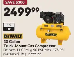 Princess Auto 30 Gallon Truck-Mount Gas Compressor offer