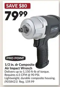 Princess Auto 1/2 in. dr Composite Air Impact Wrench offer
