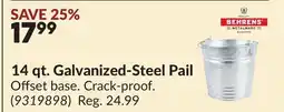 Princess Auto 14 qt. Galvanized-Steel Pail offer