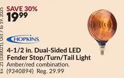Princess Auto 4-1/2 in. Dual-Sided LED Fender Stop/Turn/Tail Light offer