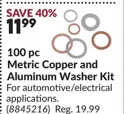 Princess Auto 100 pc Metric Copper and Aluminum Washer Kit offer