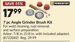 Princess Auto 7 pc Angle Grinder Brush Kit offer