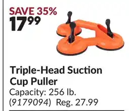 Princess Auto Triple-Head Suction Cup Puller offer