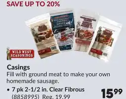 Princess Auto Casings 7 pk 2-1/2 in. Clear Fibrous offer