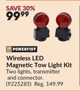 Princess Auto Wireless LED Magnetic Tow Light Kit offer