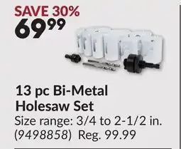 Princess Auto 13 pc Bi-Metal Holesaw Set offer