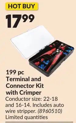 Princess Auto Terminal and Connector Kit with Crimper offer
