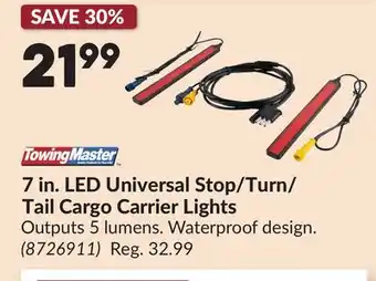 Princess Auto 7 in. LED Universal Stop/Turn/ Tail Cargo Carrier Lights offer