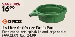 Princess Auto 16 Litre Antifreeze Drain Pan offer