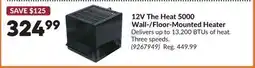 Princess Auto 12V The Heat 5000 Wall-/Floor-Mounted Heater offer