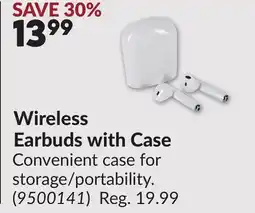 Princess Auto Wireless Earbuds with Case offer