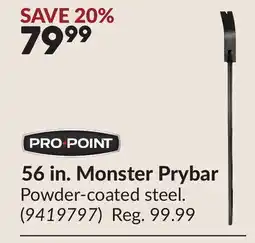 Princess Auto 56 in. Monster Prybar offer