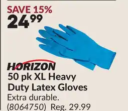 Princess Auto 50 pk XL Heavy Duty Latex Gloves offer