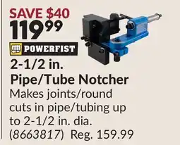 Princess Auto 2-1/2 in. Pipe/Tube Notcher offer